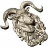 Ram Head High-Relief STL Model for CNC