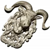 Ram Head High-Relief STL Model for CNC