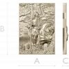 Batyr relief panel STL for CNC carving