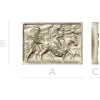 Бегство в Египет - религиозный барельеф в формате STL для ЧПУ