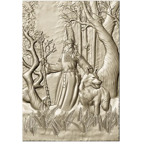 Belbog Relief Panel - high-relief STL 3D model for CNC