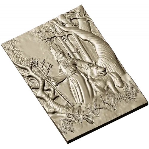 Belbog Relief Panel - high-relief STL 3D model for CNC