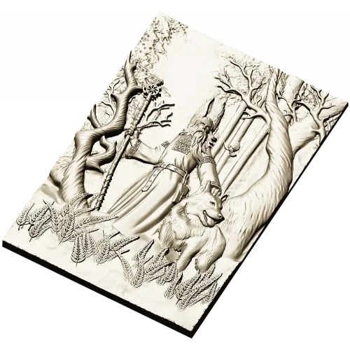 Belbog Relief Panel - high-relief STL 3D model for CNC