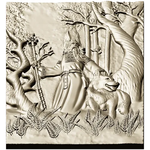 Belbog Relief Panel - high-relief STL 3D model for CNC
