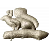 Белка на ветке - 3D модель STL для ЧПУ