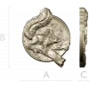 Squirrel Medallion STL - high-relief 3D model for CNC