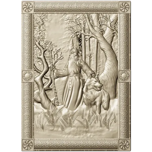 Belobog forest relief - STL 3D model for CNC carving