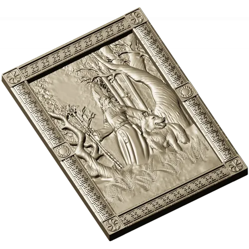 Belobog forest relief - STL 3D model for CNC carving
