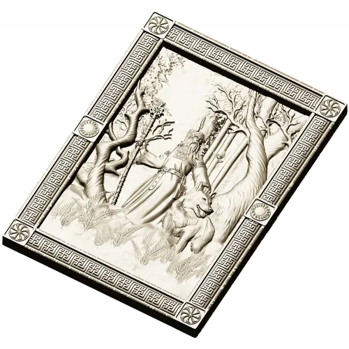 Belobog forest relief - STL 3D model for CNC carving