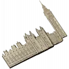 Панорама Биг-Бен - 3D модель STL для ЧПУ