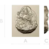 Lotus Bodhisattva High-Relief STL