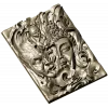 Buddha and Demon high-relief panel STL model for CNC
