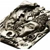 Buddha and Demon high-relief panel STL model for CNC