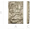 Serene Dragon Buddha Plaque