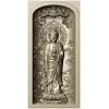 Serene Standing Buddha Relief STL