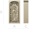 Serene Standing Buddha Relief STL