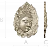 Пылающая аура Будды - 3D модель STL для ЧПУ