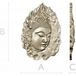 Пылающая аура Будды