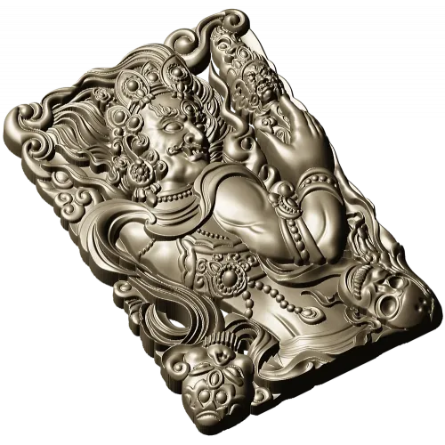 Гневный страж - рельефная 3D модель STL для ЧПУ