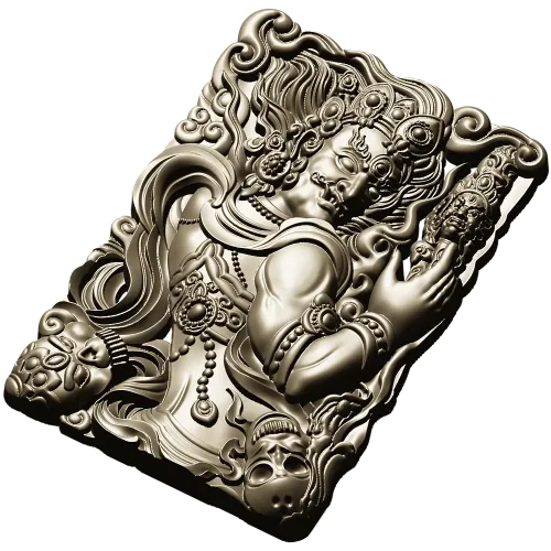 Гневный страж - рельефная 3D модель STL для ЧПУ