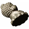 Малыш-Будда на лотосе - 3D модель STL для ЧПУ
