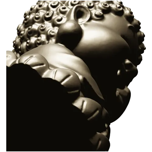 Малыш-Будда на лотосе - 3D модель STL для ЧПУ