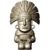 Feathered Guardian - detailed STL 3D model for CNC milling