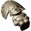 Feathered Guardian - detailed STL 3D model for CNC milling