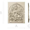 Бодхисаттва Лотос - рельефная 3D STL модель для ЧПУ
