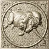 Бык в орнаментальной рамке - STL рельеф для ЧПУ