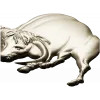 Bull bas-relief STL for CNC - Taurus charging 3D model