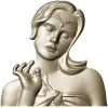 Elysian Maiden Bust - STL 3D Model for CNC
