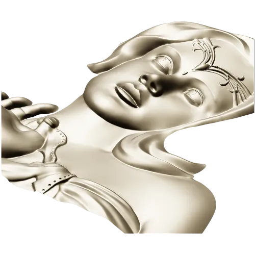 Elysian Maiden Bust - STL 3D Model for CNC