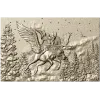 Valkyrie relief STL panel - high-detail 3D model for CNC