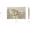 Valkyrie relief STL panel - high-detail 3D model for CNC