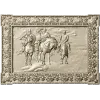 Барельеф "Богатыри" - 3D панно в формате STL для ЧПУ