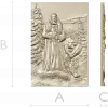 Veles with Bear - High-Relief CNC Panel STL