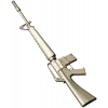 3D модель винтовки M16 в формате STL для ЧПУ