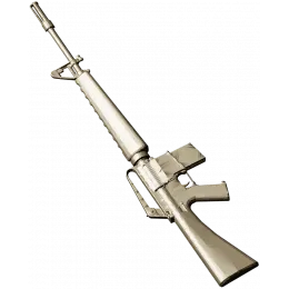 Рельеф винтовки M16