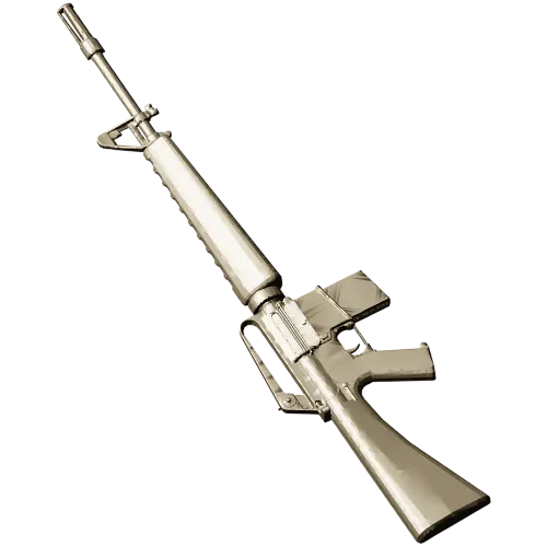 3D модель винтовки M16 в формате STL для ЧПУ