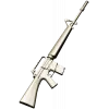3D модель винтовки M16 в формате STL для ЧПУ