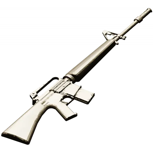 3D модель винтовки M16 в формате STL для ЧПУ