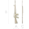 3D модель винтовки M16 в формате STL для ЧПУ