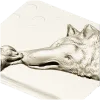 Wolf and Pup bas-relief STL for CNC