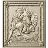Wolf and Hare High-Relief Panel STL