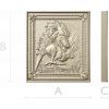 Wolf and Hare High-Relief Panel STL