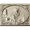Рельефная 3D модель stl "Лесной страж" - волк в медальоне для ЧПУ