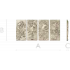 Four Seasons High-Relief Panels STL