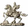 Gallant Rider - high-detail 3D STL model for CNC milling