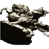 Gallant Rider - high-detail 3D STL model for CNC milling